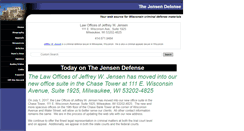 Desktop Screenshot of jensendefense.com